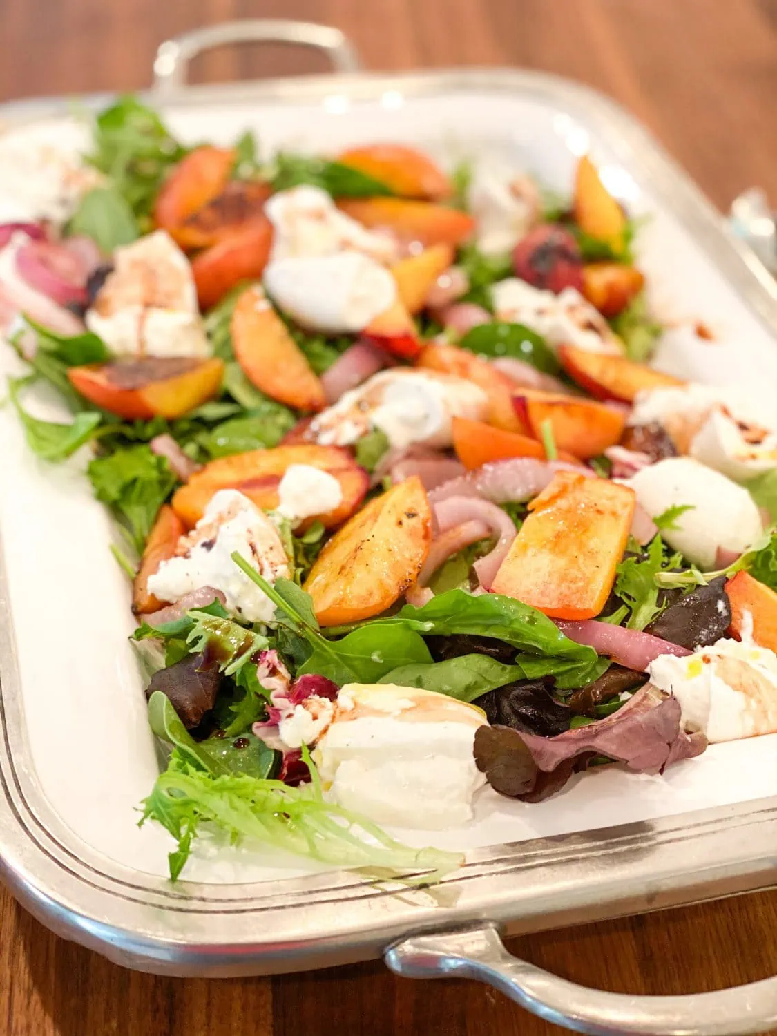Grilled Peach Salad
